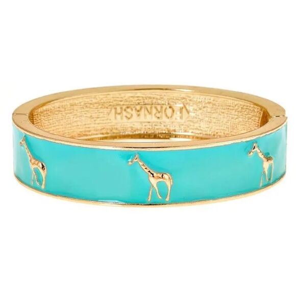 Fornash Enamel Giraffe Bracelet - Picture 1 of 8